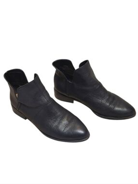 Lucky Brand Black Paramo Leather Ankle Boots -Size 6.5